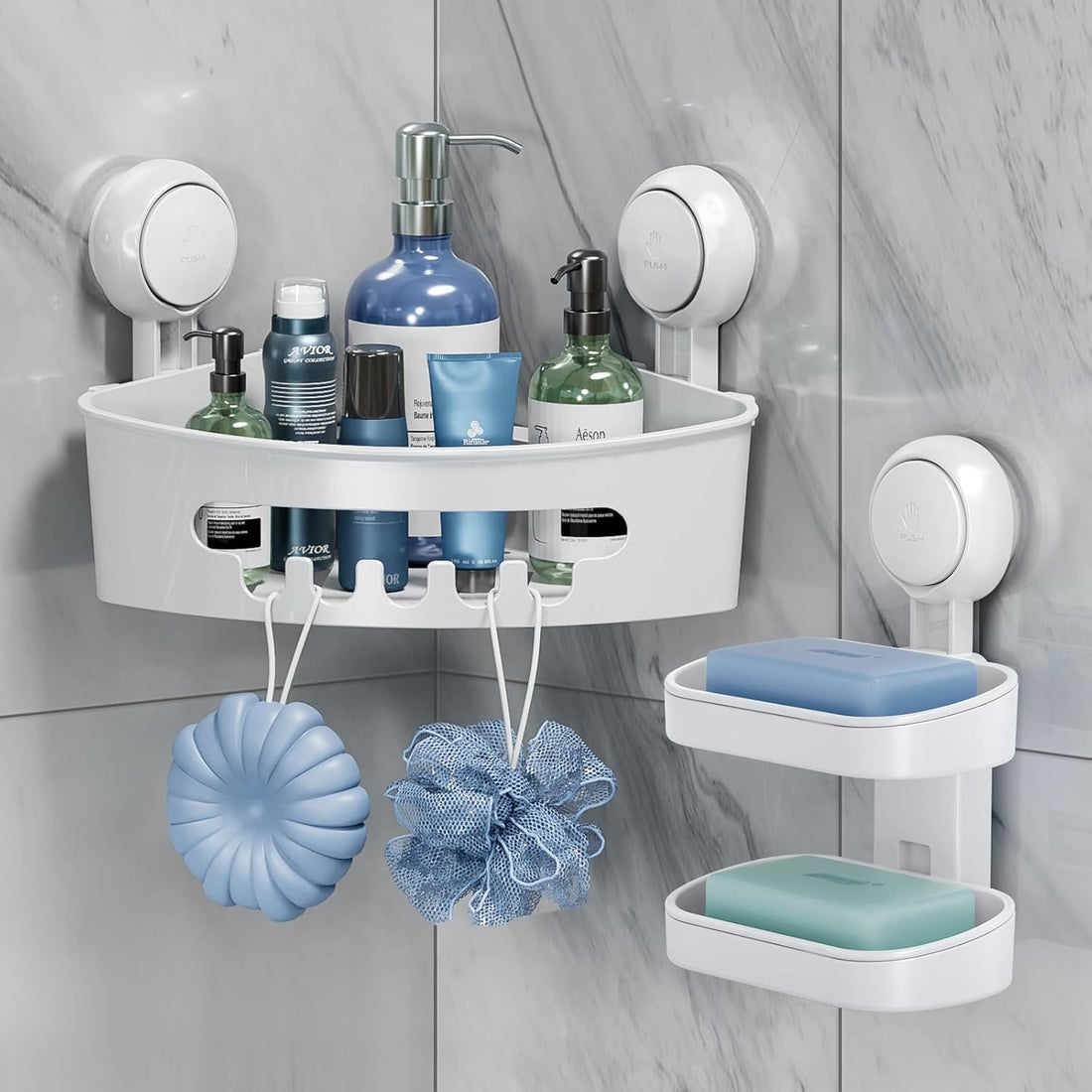 Taili Corner Cup Shower Caddy