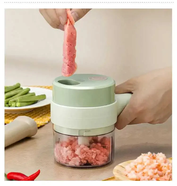 Electric Vegetable Chopper Cutter