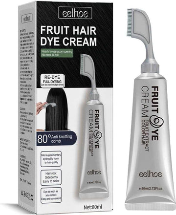 Black Fruit Hair Dye Cream,